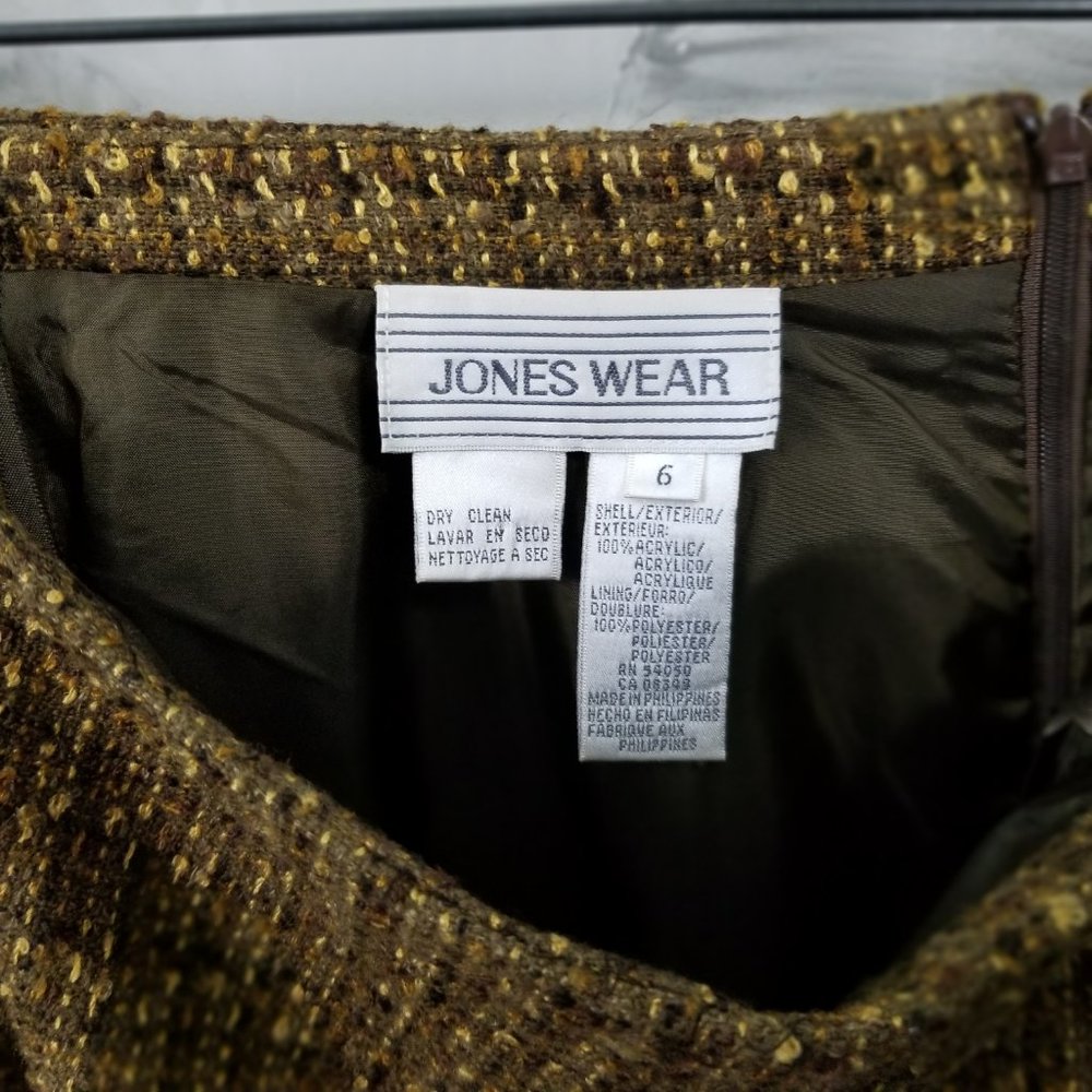 JONES NEW YORK Golden Brown Pencil Skirt - Picture 7 of 7